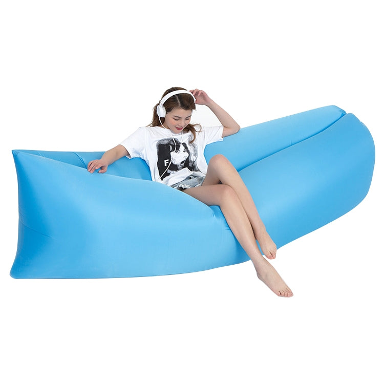 Outdoor Portable Lazy Water Inflatable Sofa Beach Grass Air Bed, Size: 200 x 70cm, 200 x 70cm Rose Red, 200 x 70cm Sapphire Blue, 200 x 70cm Grass Green, 200 x 70cm Red, 200 x 70cm Yellow, 200 x 70cm Purple, 200 x 70cm Orange, 200 x 70cm Sky Blue      ...