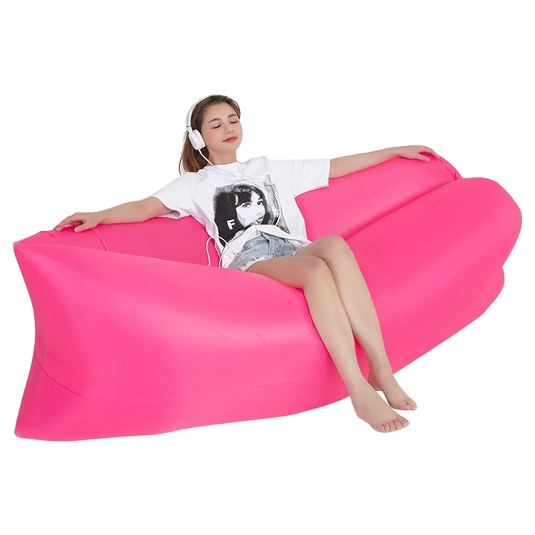 Outdoor Portable Lazy Water Inflatable Sofa Beach Grass Air Bed, Size: 200 x 70cm, 200 x 70cm Rose Red, 200 x 70cm Sapphire Blue, 200 x 70cm Grass Green, 200 x 70cm Red, 200 x 70cm Yellow, 200 x 70cm Purple, 200 x 70cm Orange, 200 x 70cm Sky Blue      ...