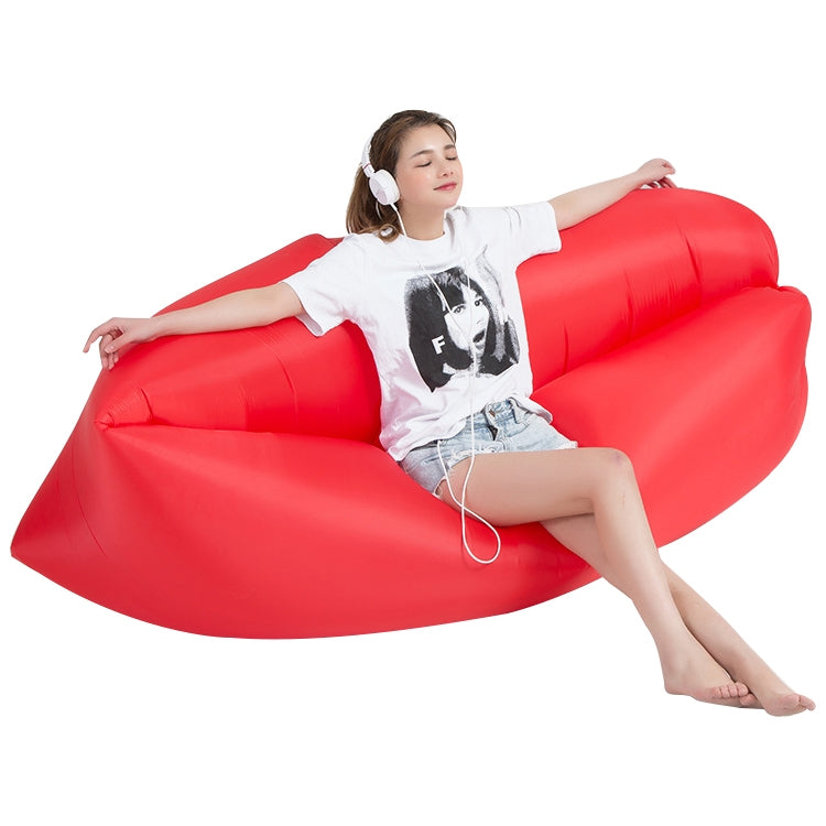 Outdoor Portable Lazy Water Inflatable Sofa Beach Grass Air Bed, Size: 200 x 70cm, 200 x 70cm Rose Red, 200 x 70cm Sapphire Blue, 200 x 70cm Grass Green, 200 x 70cm Red, 200 x 70cm Yellow, 200 x 70cm Purple, 200 x 70cm Orange, 200 x 70cm Sky Blue      ...