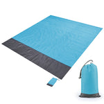 Polyester Waterproof Plaid Cloth Pocket Picnic Mat Outdoor Camping Beach Mat, Size: 2.1 x 2m