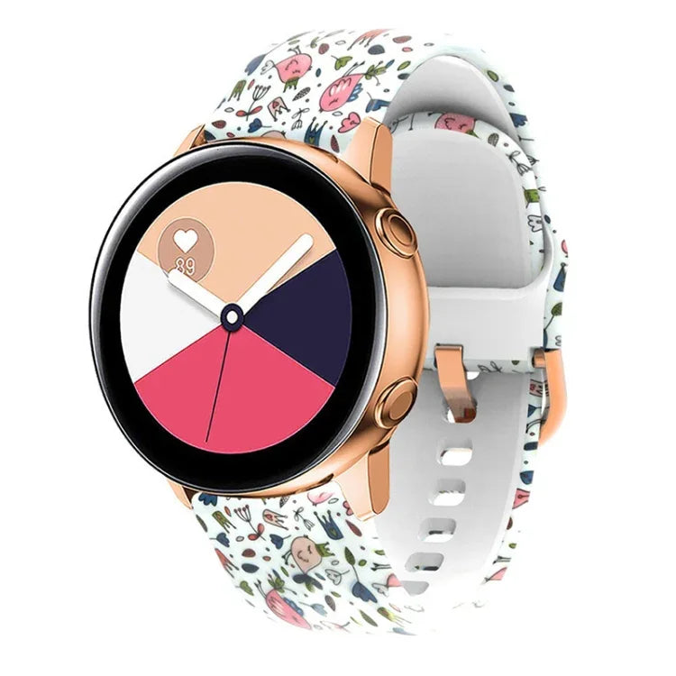 Silicone Printing Replacement Strap Watchband, For Samsung Galaxy Watch 42mm, For Samsung Galaxy Watch 46mm