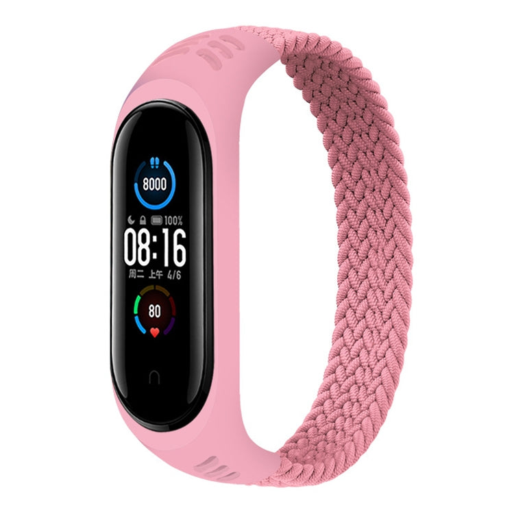 For Xiaomi Mi Band 6 / 5 / 4 / 3 / 2 Universal Silicone Elasticity Weave Replacement Strap Watchband, XL 180mm