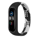 For Xiaomi Mi Band 6 / 5 / 4 / 3 / 2 Universal Silicone Elasticity Weave Replacement Strap Watchband, XL 180mm