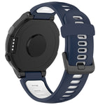 Two-color Silicone Replacement Strap Watchband, For Garmin Forerunner 220/230/235/620/630/735XT