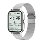 GY13 1.69 inch TFT Screen IP67 Waterproof Smart Watch, Support Music Control / Bluetooth Call / Heart Rate Monitoring / Blood Pressure Monitoring, Silicone Strap, Steel Strap