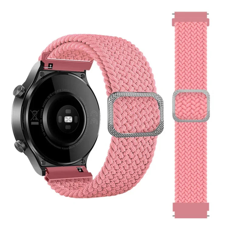 Adjustable Nylon Braided Elasticity Replacement Strap Watchband, For Samsung Galaxy Watch 3 45mm