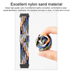 Adjustable Nylon Braided Elasticity Replacement Strap Watchband, For Samsung Galaxy Watch 3 45mm