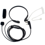 RETEVIS TK Throat PTT Covert Acoustic Tube Earphone Speaker Microphone for H-777 / RT-5R / RT-5RV / RT-B6, TK Throat