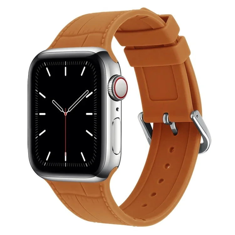 Bamboo Joint Silicone Replacement Strap Watchband, For Apple Watch Series 7  41mm / & 6 & SE & 5 & 4 40mm, For Apple Watch Series  7  45mm / & 6 & SE & 5 & 4 44mm