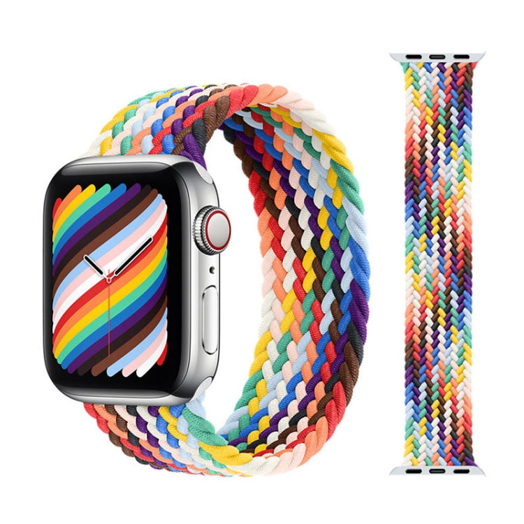 Metal Head Braided Nylon Replacement Watchbands, Size: M 155mm For Apple Watch Series 6 & SE & 5 & 4 44mm / 3 & 2 & 1 42mm, M 155mm 44mm / 42mm