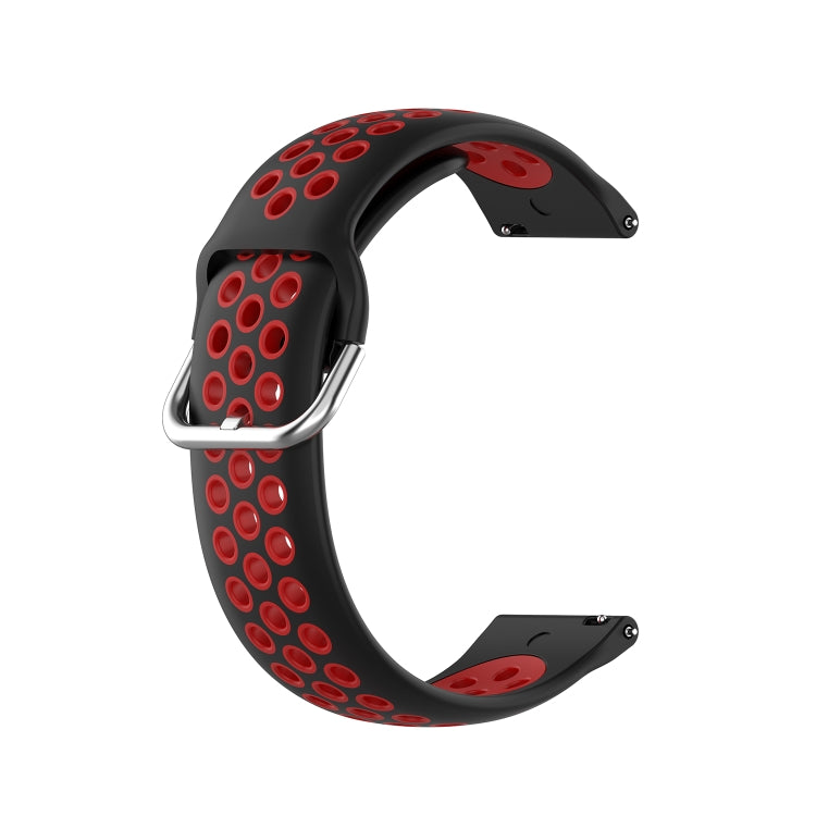 For Huawei Watch 3 / 3 Pro 22mm Sport Two-color Silicone Replacement Strap Watchband