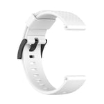 For Suunto 7 24mm Solid Color Silicone Replacement Strap Watchband
