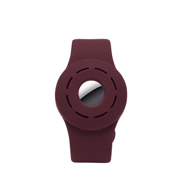 Anti-scratch Shockproof Silicone Bracelet Strap Protective Cover Case, For AirTag