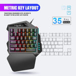 HXSJ V100+J900+P8 One-handed Keyboard + Programming Gaming Mouse + Keyboard Mouse Converter Set, V100+J900+P8