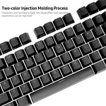 HXSJ P9 104 Keys PBT Color Mechanical Keyboard Keycaps