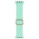 Japanese Word Buckle Silicone Replacement Watchband For Apple Watch Series, 7 45mm / 6 & SE & 5 & 4 44mm / 3 & 2 & 1 42mm, 7 41mm / 6 & SE & 5 & 4 40mm / 3 & 2 & 1 38mm
