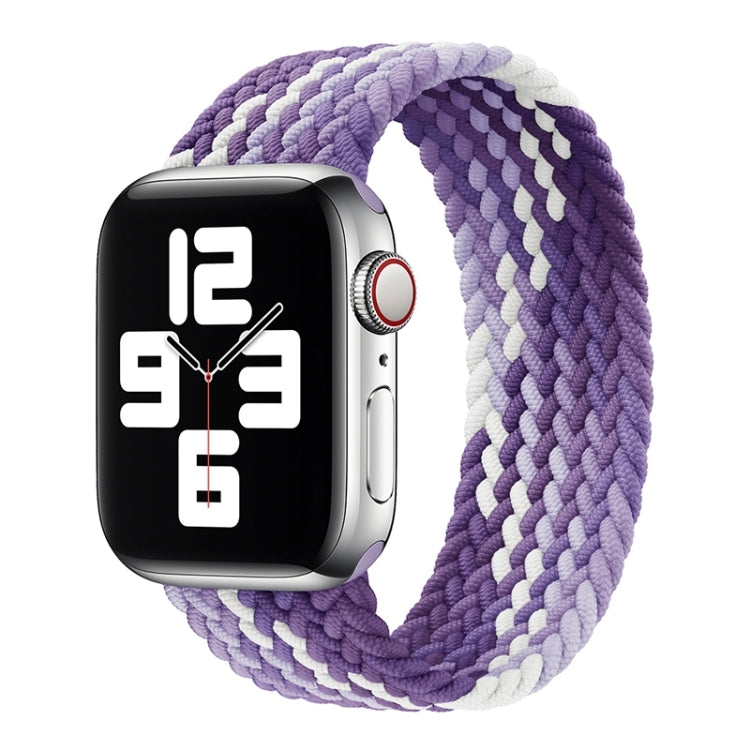Single Loop Weaving Nylon Replacement Watchband, Size: L 155mm For Apple Watch Series 6 & SE & 5 & 4 40mm / 3 & 2 & 1 38mm, L 155mm 40mm / 38 mm