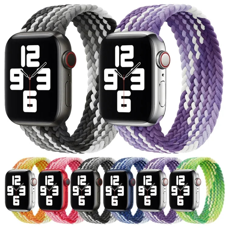 Single Loop Weaving Nylon Replacement Watchband, Size: S 145mm For Apple Watch Series 6 & SE & 5 & 4 44mm / 3 & 2 & 1 42mm, S 145mm 44mm / 42 mm