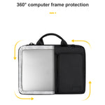 ST11 Polyester Thickened Laptop Bag with Detachable Shoulder Strap, 13.3 inch (with Strap), 14.1-15.4 inch (with Strap), 15.6 inch (with Strap)