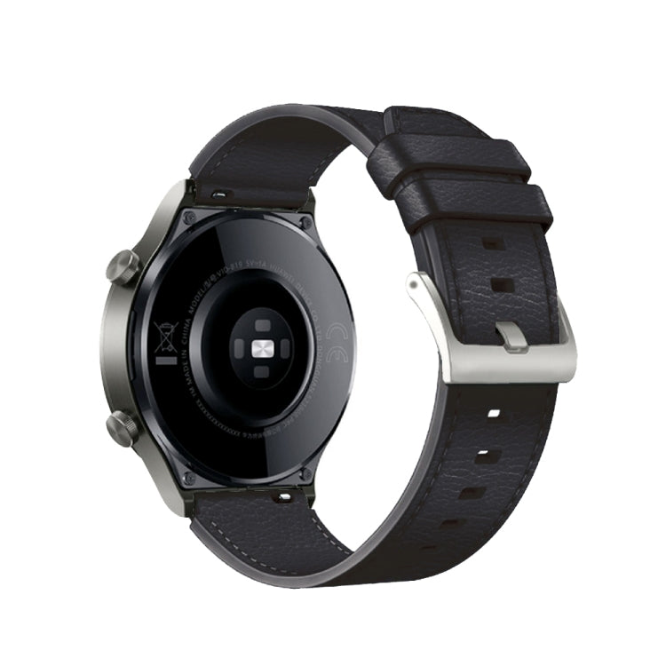 Leather Replacement Strap Watchband, For Huawei Watch GT2 Pro
