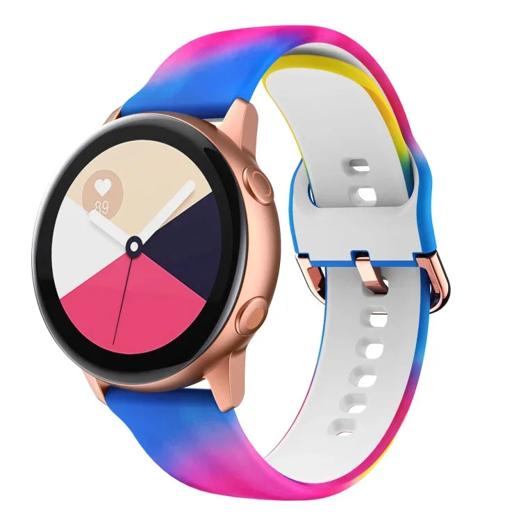 Silicone Printing Replacement Strap Watchband, For Samsung Galaxy Watch 46mm