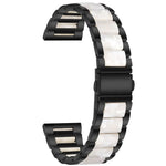 Three-beads Steel + Resin Replacement Strap Watchband, For Samsung Smart Watch 20mm, For Samsung Smart Watch 22mm
