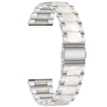 Three-beads Steel + Resin Replacement Strap Watchband, For Samsung Smart Watch 20mm, For Samsung Smart Watch 22mm