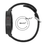 Two-color Silicone Replacement Strap Watchband, For Samsung Galaxy Watch4 Classic 46mm