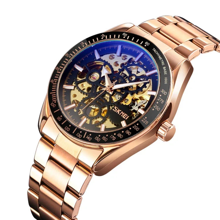 SKMEI 9194 Men Mechanical Gear Dial Automatic Mechanical Watch