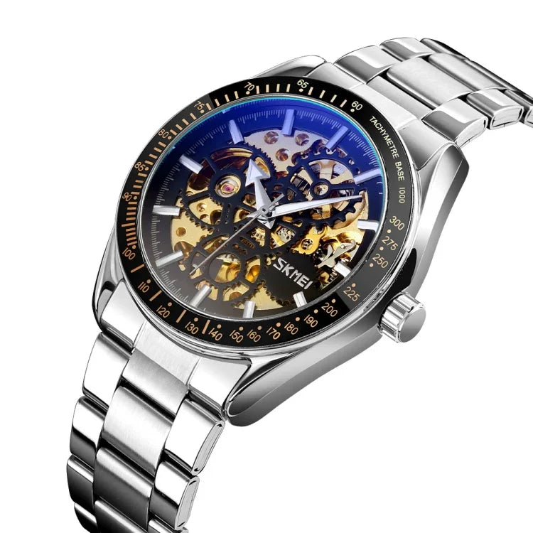 SKMEI 9194 Men Mechanical Gear Dial Automatic Mechanical Watch