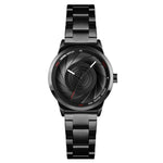 SKMEI 9210 Ladies Business Watch Simple 3D Dial Quartz Watch, For Ladies
