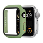 Shockproof PC+Tempered Glass Protective Case with Packed Carton For Apple Watch 44mm(Orange), For Apple Watch Series 6 / 5 / 4 / Watch SE 44mm, For Apple Watch Series 6 & SE & 5 & 4 44mm, For Apple Watch Series 3 & 2 & 1 42mm