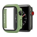 Shockproof PC+Tempered Glass Protective Case with Packed Carton For Apple Watch 44mm(Orange), For Apple Watch Series 6 / 5 / 4 / Watch SE 44mm, For Apple Watch Series 6 & SE & 5 & 4 44mm, For Apple Watch Series 3 & 2 & 1 42mm