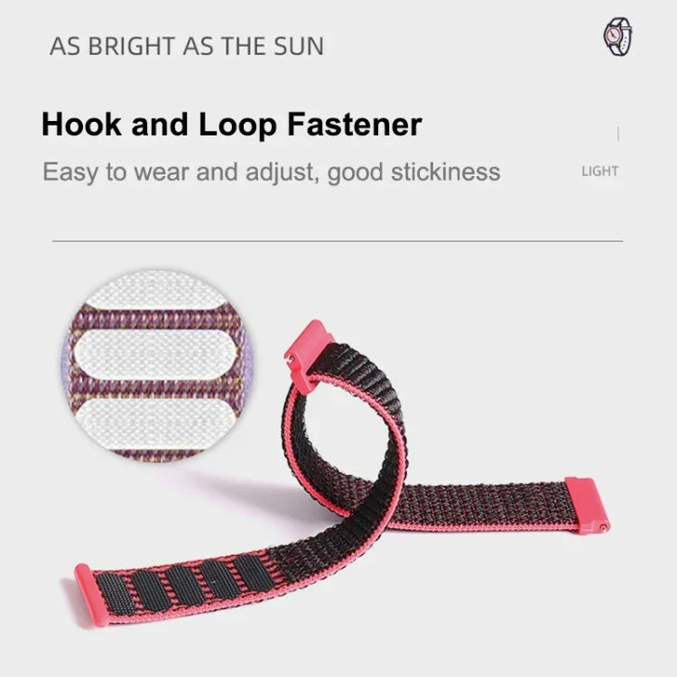 Nylon Loop Replacement Strap Watchband, For Samsung Galaxy Watch4 Classic/Watch4