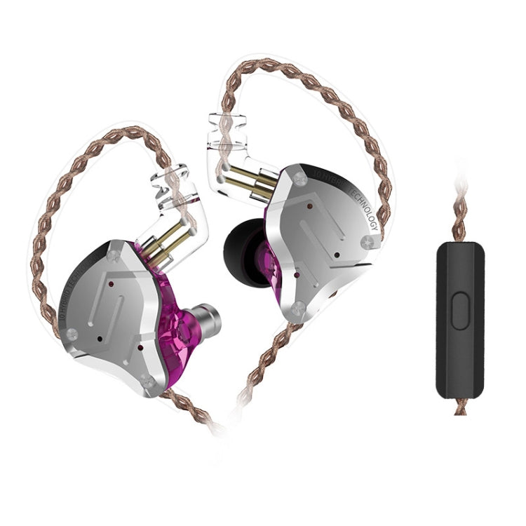 KZ ZS10 Pro 10-unit Ring Iron Gaming In-ear Wired Earphone,, ZS10 Pro Mic Version(Streamer Blue), ZS10 Pro Mic Version(Glare Gold), ZS10 Pro Mic Version(Purple), ZS10 Pro Mic Version(Diamond Blue), ZS10 Pro Standard Version(Black)                      ...
