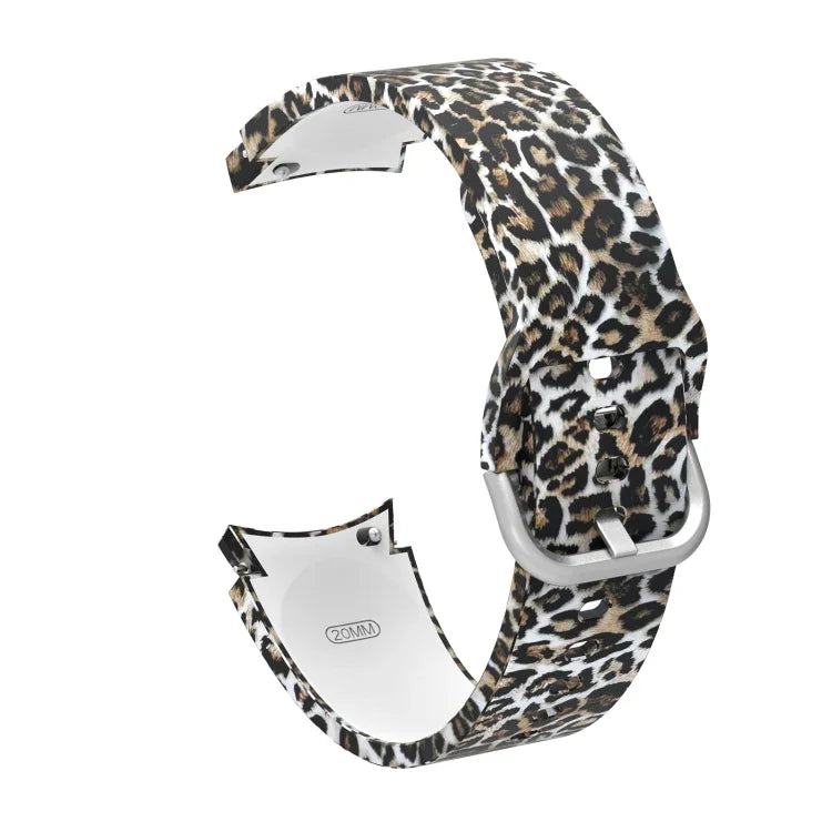 Silicone Printing Replacement Strap Watchband, For Samsung Galaxy Watch4 / Watch4 Classic
