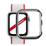 Dual-color Electroplating PC Protective Watch Case, For Apple Watch Series 3 & 2 & 1 38mm