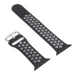 Silicone Replacement Strap Watchband + Protective Case with Screen Protector Set For Apple Watch Series, 3 & 2 & 1 42mm, For Apple Watch Series 6 / 5 / 4 / Watch SE 44mm