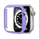Shockproof PC Protective Case with Tempered Glass Film, For Apple Watch Series 9 / 8 / 7 41mm, For Apple Watch Series 9 / 8 / 7 45mm, For Apple Watch Series 8 / 7 41mm