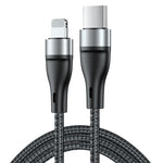 ADC-003 Type-C to 8 Pin PD Fast Charging Weave Data Cable, 1m