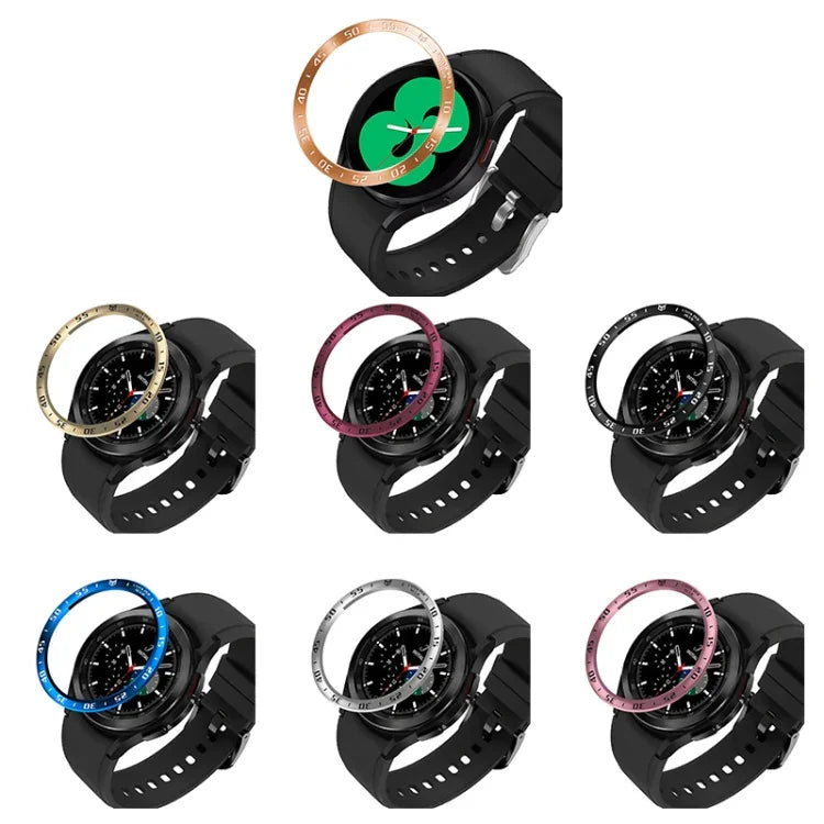 Smart Watch Steel Bezel Ring, A Version, For Samsung Galaxy Watch4 Classic 42mm, For Samsung Galaxy Watch4 Classic 46mm