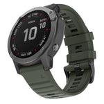 For Garmin Fenix 6 22mm Silicone Smart Watch Replacement Strap Wristband