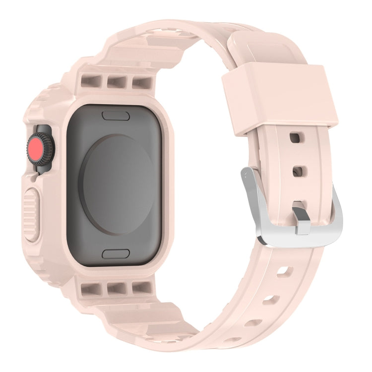 Glacier Transparent TPU Integrated Replacement Strap Watchband, For Apple Watch Series 7 45mm, For Apple Watch Series 7 41mm