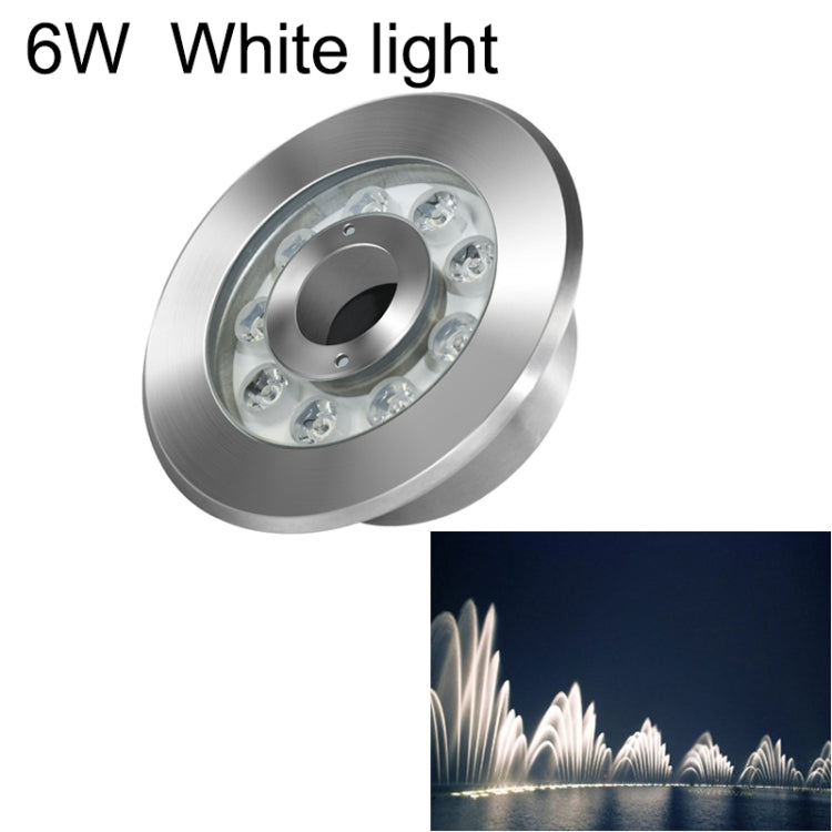 Landscape Ring LED Stainless Steel Underwater Fountain Light, 6W, 9W, 12W, 18W, 24W