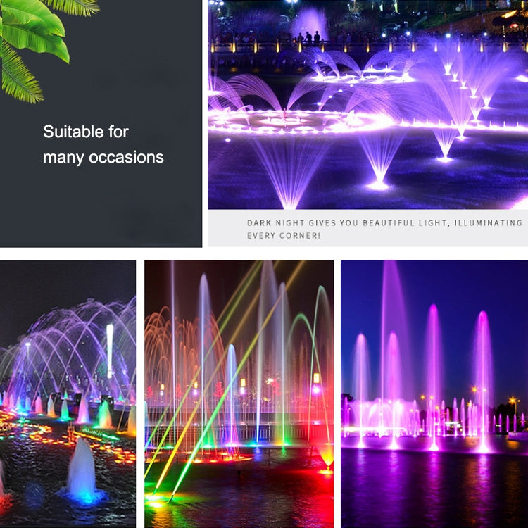 Landscape Colorful Color Changing Ring LED Stainless Steel Underwater Fountain Light, 9W, 12W, 24W