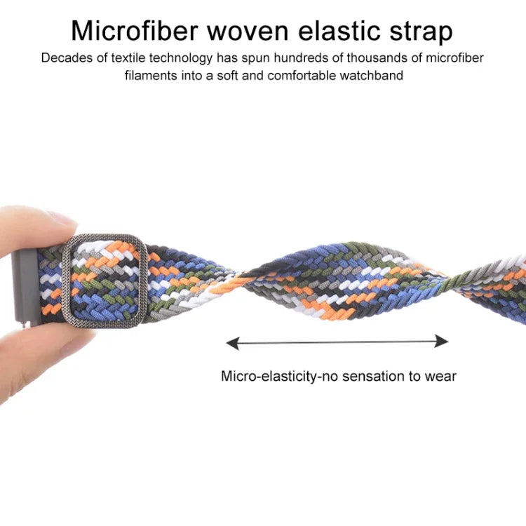 Nylon Braided Elasticity Watchband, For Samsung Galaxy Gear S3, For Samsung Galaxy Watch4 40mm/44mm