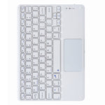H-102C Touch Bluetooth Keyboard Leather Case with Rear Three-fold Holder, For iPad 10.2 2020 & 2019 / Pro 10.5 inch