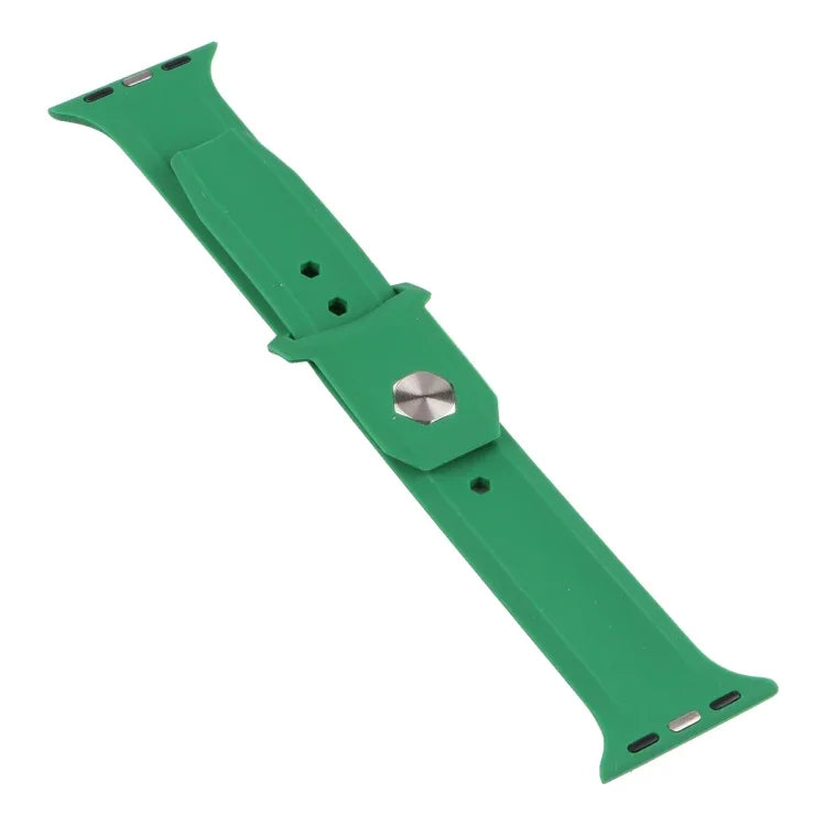King Kong Silicone Watchband For Apple Watch Series, 7 41mm / 6&SE&5&4 40mm / 3&2&1 38mm, 7 45mm / 6&SE&5&4 44mm / 3&2&1 42mm