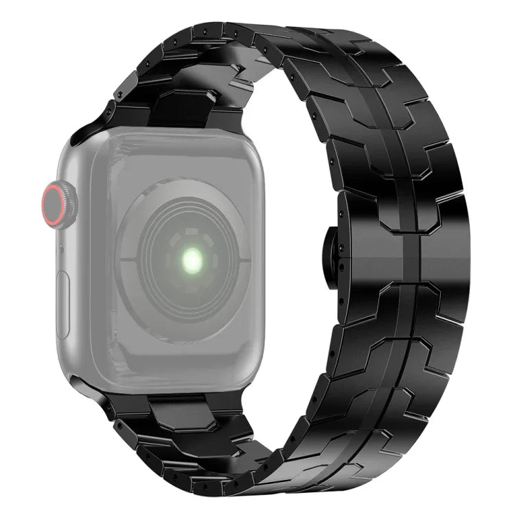 Steel Watchband For Apple Watch Series, 7 41mm / 6&SE&5&4 40mm / 3&2&1 38mm, 7 45mm / 6&SE&5&4 44mm / 3&2&1 42mm