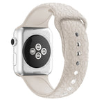Leopard Embossing Silicone Watchband For Apple Watch Series, 7 41mm / 6&SE&5&4 40mm / 3&2&1 38mm, 7 45mm / 6&SE&5&4 44mm / 3&2&1 42mm